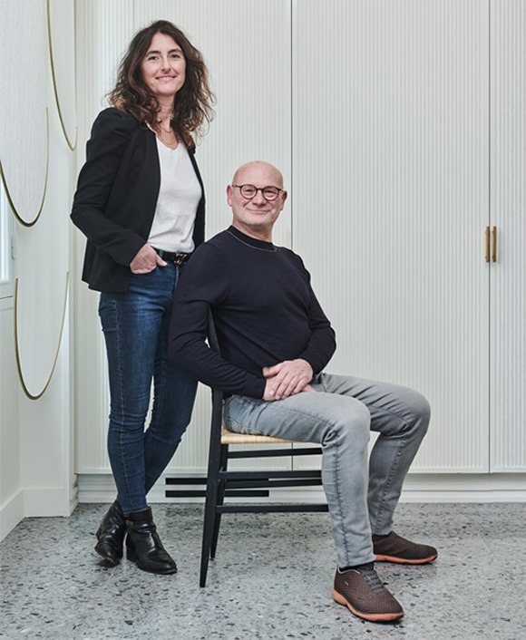 Charlotte Biltgen – Designer and Interior Architect. Marion Biais-Sauvêtre – Artistic Director and Production Manager at Atelier Alain Ellouz. Alain Ellouz – Founder and Director of Atelier Alain Ellouz.