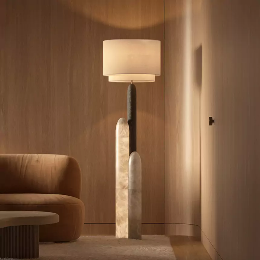 Floorlamp HI NO NE. ヒ ノ ネ