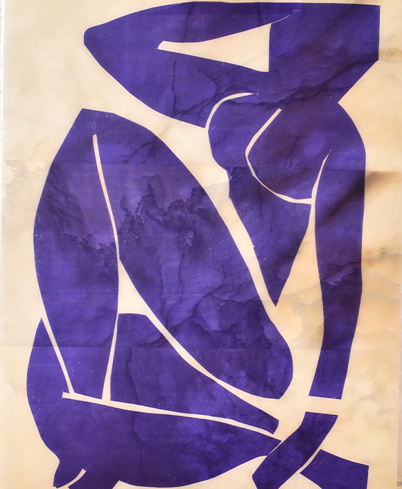 Model - H.Matisse, Nu bleu III, 150 x 100 cm 